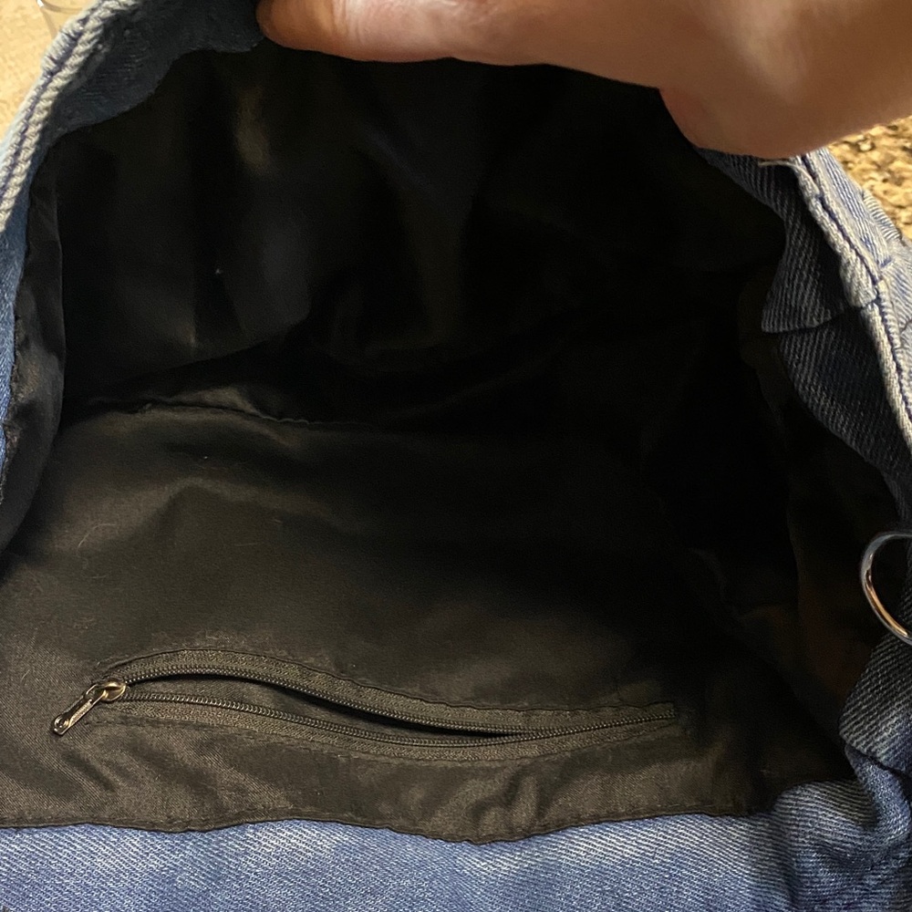 Blue Denim Shoulder Bag - Picture 8 of 9